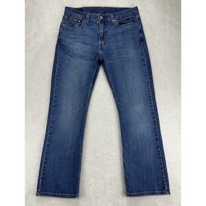 Levis 527 Jeans Men 32x29 Blue Bootcut Low Boot Medium Wash Western (Tag 33x30)